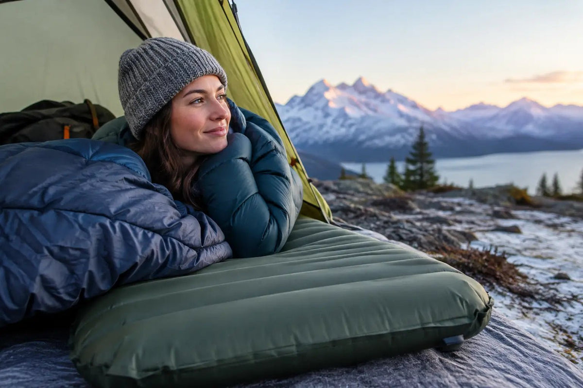 How a Self-Inflating Sleeping Mat Stops Cold Nights