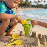 Kids Beach Toy Set - Bucket, Spade, Rake and Moulds with Carry Net thumbnail 2
