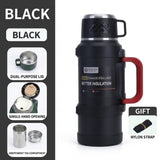 Stainless Steel Insulated Thermos Flask - Vacuum Travel Bottle 1.7L to 5L thumbnail 7