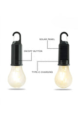 Solar Camping Light - Rechargeable LED Bulb Lantern for Tents and Awnings thumbnail 2