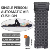Self-Inflating Camping Mat with Built-In Pillow - 3-4 Season Sleeping Pad thumbnail 3
