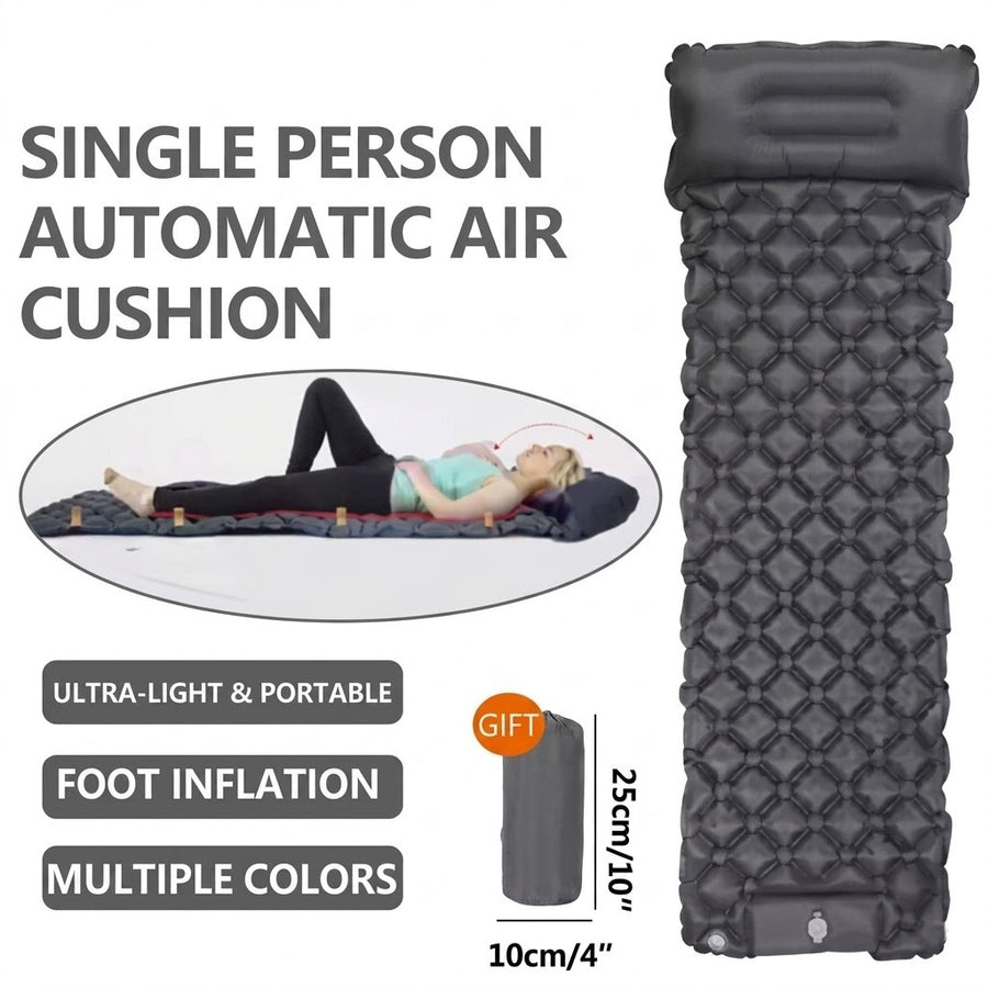 NOBRELTO sleeping mat thickness closeup - foam insulated core
