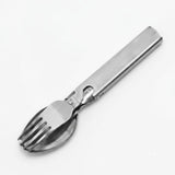 Camping Cutlery Set - Stainless Steel Knife, Fork and Spoon with Zip Case thumbnail 4