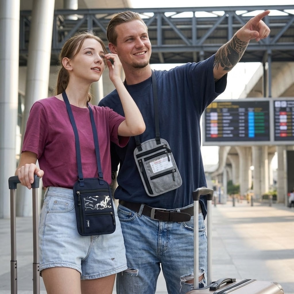 Anti-Theft Travel Neck Wallet