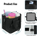 Insulated Water Bottle Bag - Oxford Cloth Flask Carrier with Shoulder Strap thumbnail 2