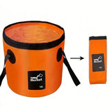 Collapsible Water Bucket 12L and 20L - Leakproof Folding Camping Bucket thumbnail 2