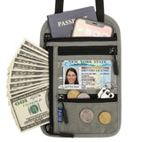 Anti-Theft Travel Neck Wallet - RFID Passport Holder and Money Pouch thumbnail 5