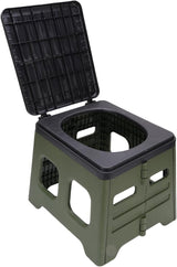 Portable Camping Toilet - Foldable Loo for Caravans, Festivals and Travel thumbnail 2