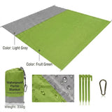 Waterproof Sandproof Beach Blanket 210x200cm - Sand-Free Picnic Mat thumbnail 13