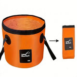 Collapsible Water Bucket 12L and 20L - Leakproof Folding Camping Bucket thumbnail 3