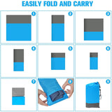 Waterproof Sandproof Beach Blanket 210x200cm - Sand-Free Picnic Mat thumbnail 7