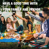 Waterproof Sandproof Beach Blanket 210x200cm - Sand-Free Picnic Mat thumbnail 3