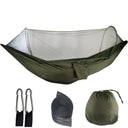 Camping Hammock with Mosquito Net - Lightweight Parachute Nylon with Straps