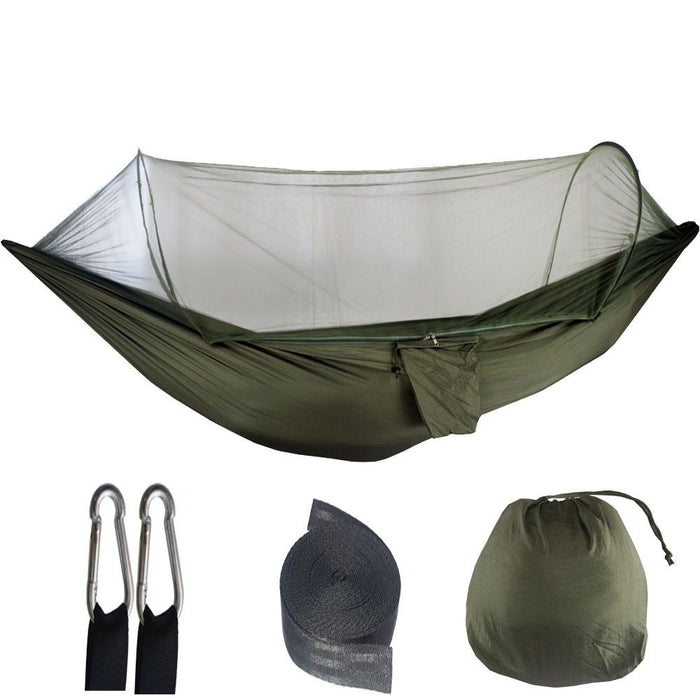 Camping Hammock with Mosquito Net – Lightweight Portable Bug-Proof Hammock