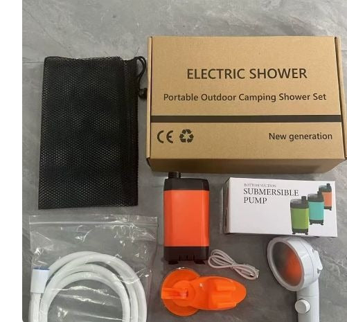 Portable Camping Shower – Solar Heated Outdoor Shower Bag with Showerhead