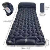 Self-Inflating Camping Mat with Built-In Pillow - 3-4 Season Sleeping Pad thumbnail 4